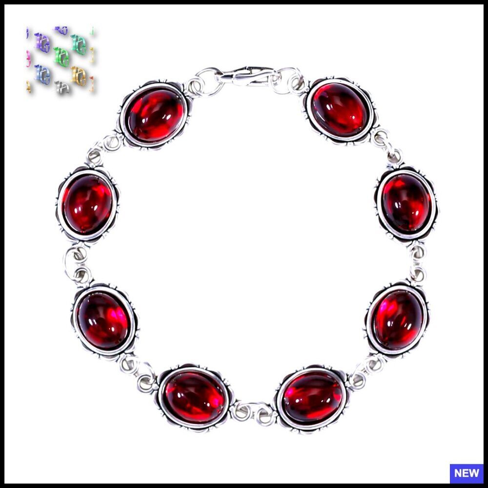 Gothic Silver Bracelet Punk Retro Vintage Style Statement Jewelry Accessory